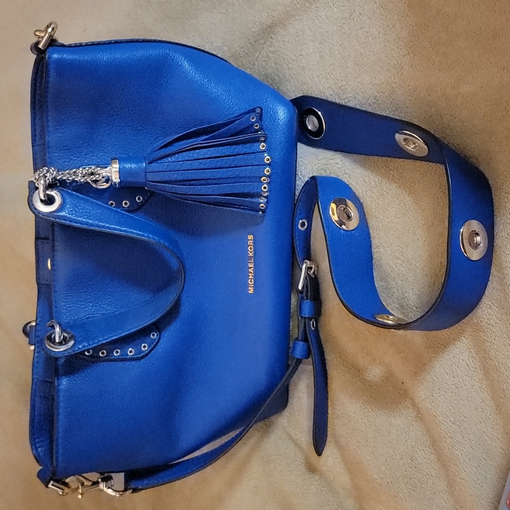 Michael Kors Royal Purse with cross body strap, and MK tassel